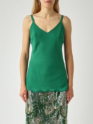 1. Women's georgette top Green