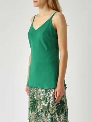 3. Women's georgette top Green