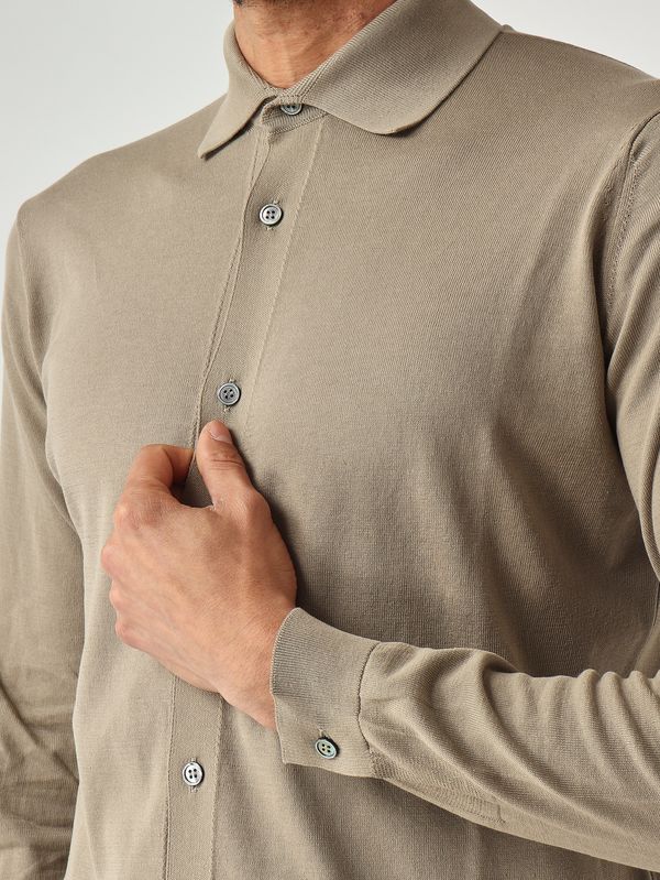 Filippo de Laurentiis Camisa de hombre de crepé de algodón
