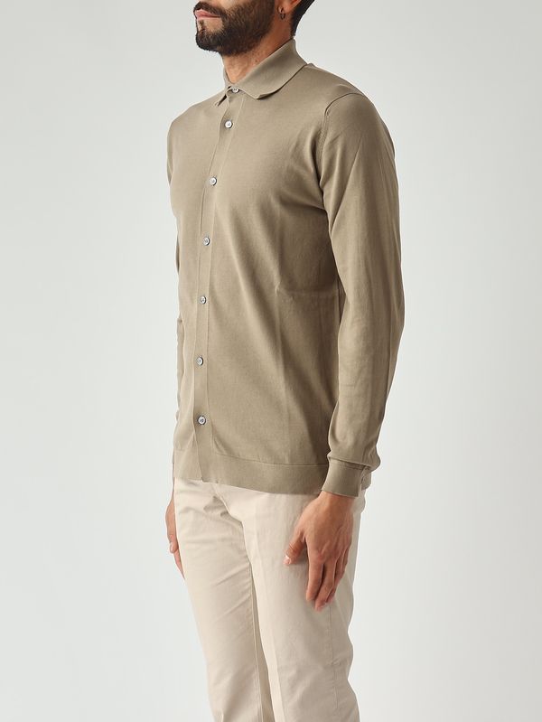 FILIPPO DE LAURENTIIS crepe cotton ポロ B.R.ONLINE - Style Web Magazine & Online Shop | ビー・アール