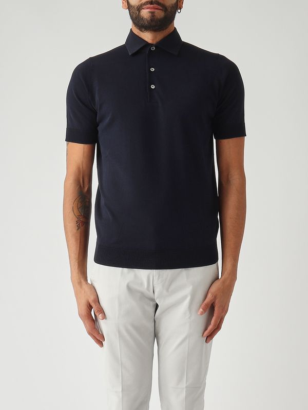 Filippo de Laurentiis Men's crêpe cotton T-shirt - Black