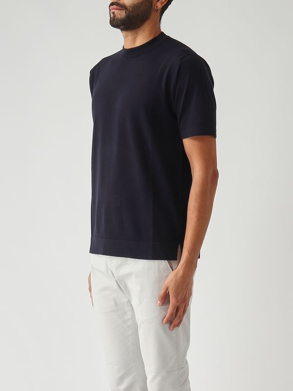 3. T-shirt homme en crêpe de coton Marine Filippo de Laurentiis ts0mcovcr14r
