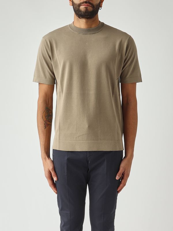 Maglia uomo in crêpe di cotone Vetiver Filippo de Laurentiis