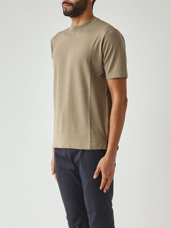 3. Camiseta de hombre de crepé de algodón Vetiver Filippo de Laurentiis ts0mcovcr14r