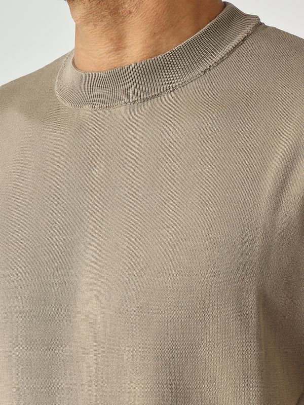 5. Camiseta de hombre de crepé de algodón Vetiver Filippo de Laurentiis ts0mcovcr14r