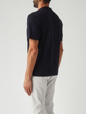 4. T-shirt homme en crêpe de coton Marine