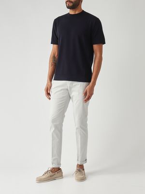 2. T-shirt homme en crêpe de coton Marine