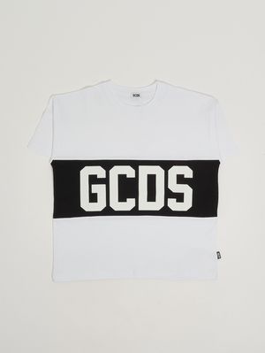 1. Baumwoll-T-Shirt für Mädchen Schwarz-Weiß