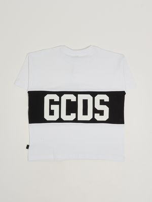 2. Baumwoll-T-Shirt für Mädchen Schwarz-Weiß