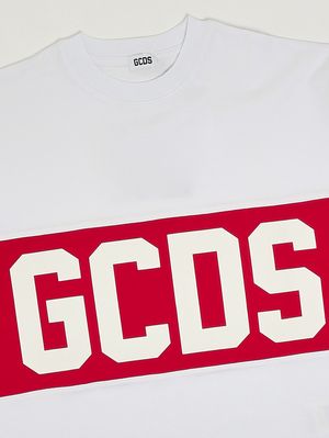 3. Camiseta de algodón para niña Blanco-rojo
