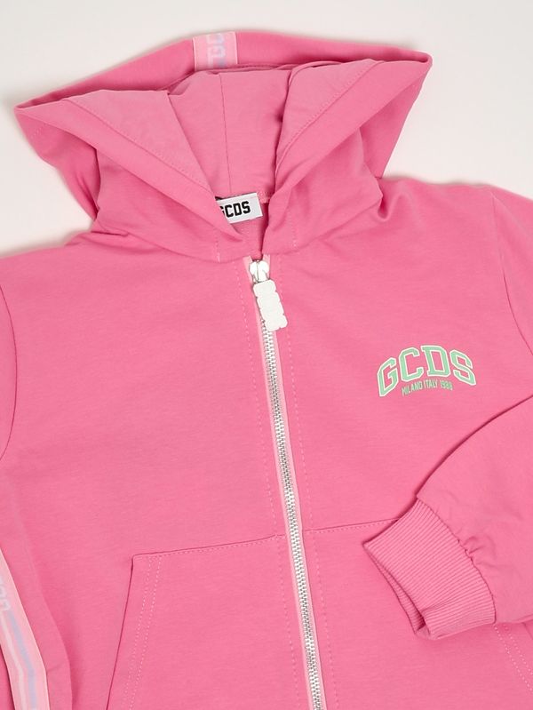 3. Mädchen-Sweatshirt aus Baumwoll-Stretch Rosa GCDS c1gjqe542f335