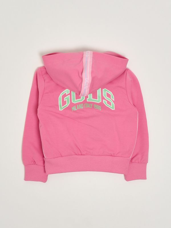 2. Girl's stretch cotton sweatshirt Rosa GCDS c1gkqe542f335