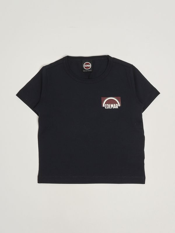 Kinder-T-Shirt aus Baumwolle Blau Colmar