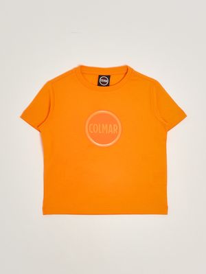 1. Kinder-T-Shirt aus Baumwolle Orange