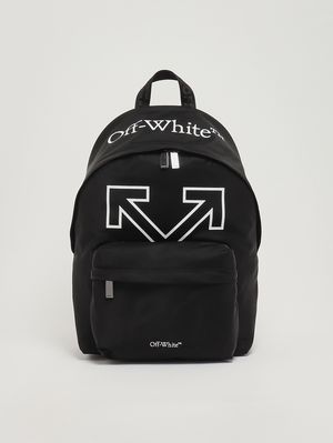 1. Herrenrucksack aus Nylon Schwarz