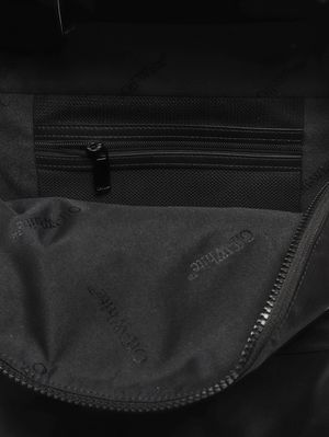 3. Herrenrucksack aus Nylon Schwarz