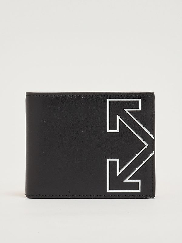 1. Cartera de piel para hombre Negro Off-White omnc094c99lea001