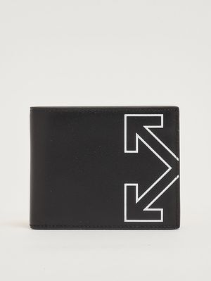 1. Cartera de piel para hombre Negro