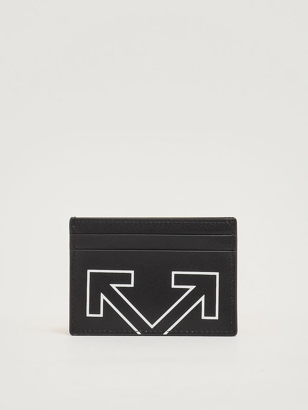 Porte-cartes homme en cuir Noir Off-White