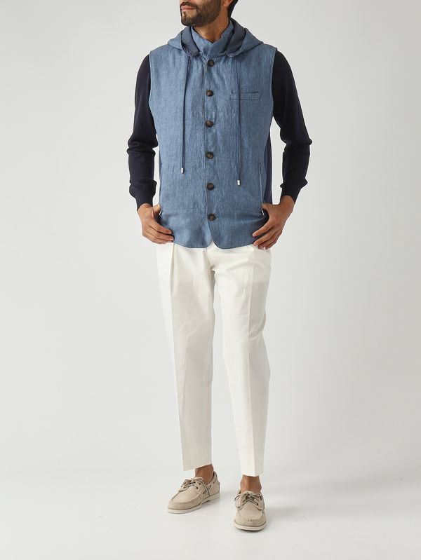 2. Jersey para hombre de mezcla de lana virgen y seda. Azul marino Gran Sasso 5716713190