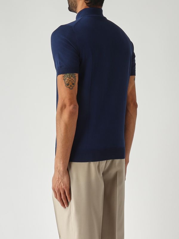 4. Polo uomo in fresh cotton Inchiostro Gran Sasso 5711920615