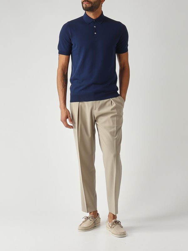 2. Polo uomo in fresh cotton Inchiostro Gran Sasso 5711920615