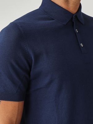 5. Polo uomo in fresh cotton Inchiostro
