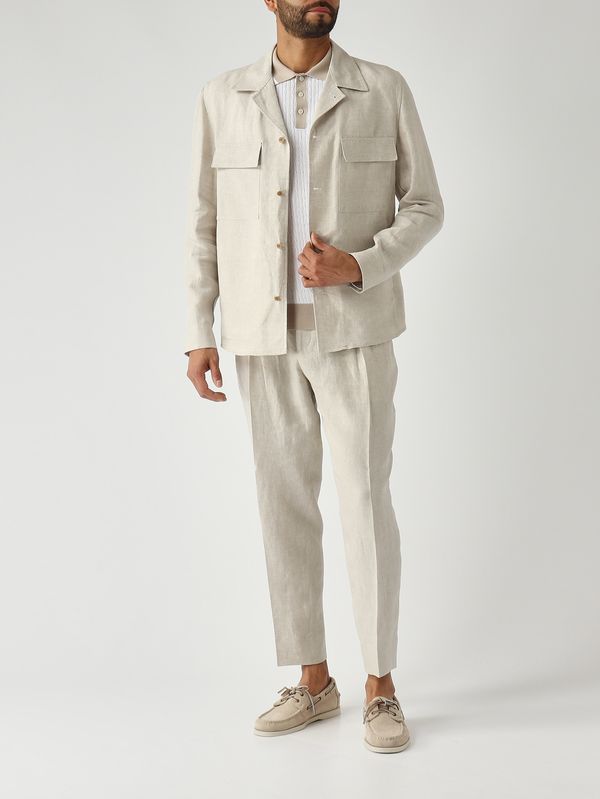 2. Polo uomo in fresh cotton Latte Gran Sasso 5711320625