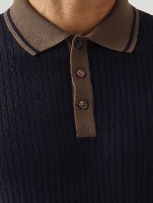 5. Polo uomo in fresh cotton Navy