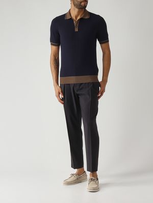 2. Polo uomo in fresh cotton Navy