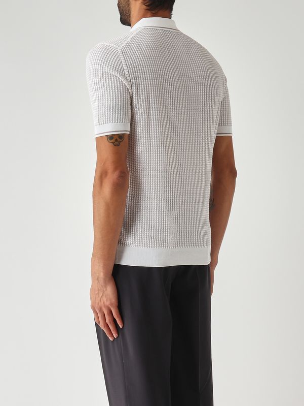 4. Polo de hombre en algodón fresco Leche Gran Sasso 5719120650