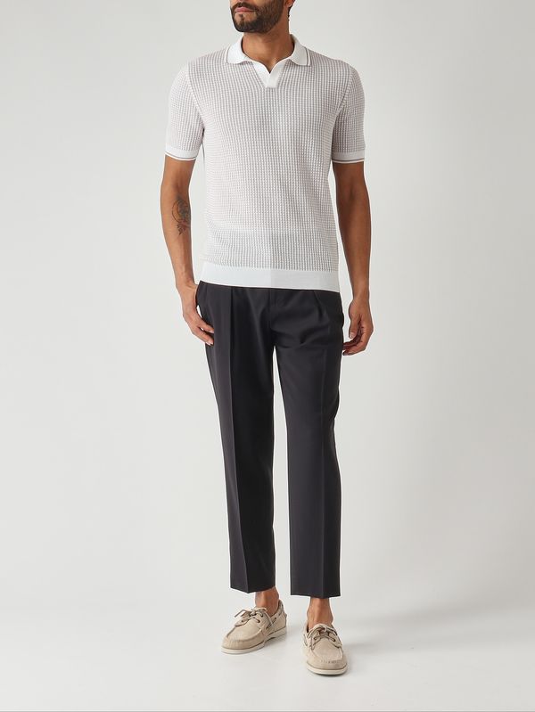 2. Polo de hombre en algodón fresco Leche Gran Sasso 5719120650
