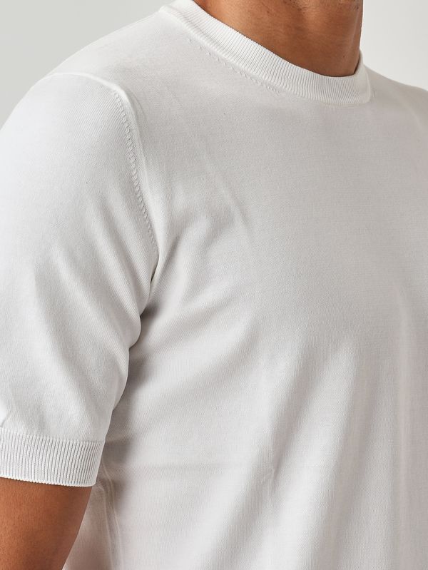 5. Herren-Shirt aus Bio-Baumwolle Weiß Gran Sasso 5713621810