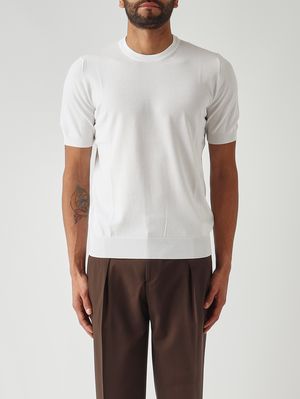 1. Herren-Shirt aus Bio-Baumwolle Weiß