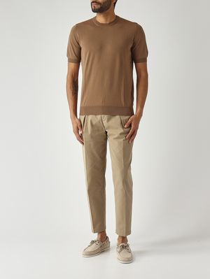 2. Camiseta de hombre de algodón orgánico Tabaco
