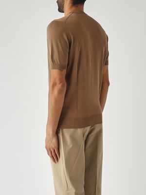 4. Camiseta de hombre de algodón orgánico Tabaco