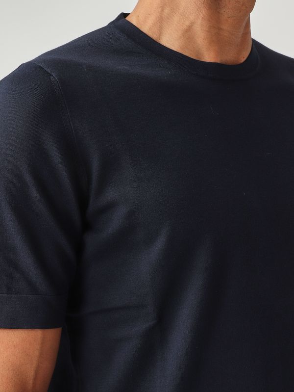 5. Maglia uomo in cotone organico Navy Gran Sasso 4316821820