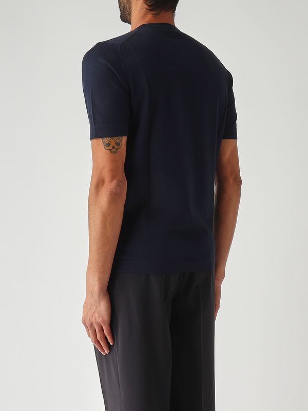 4. Maglia uomo in cotone organico Navy Gran Sasso 4316821820