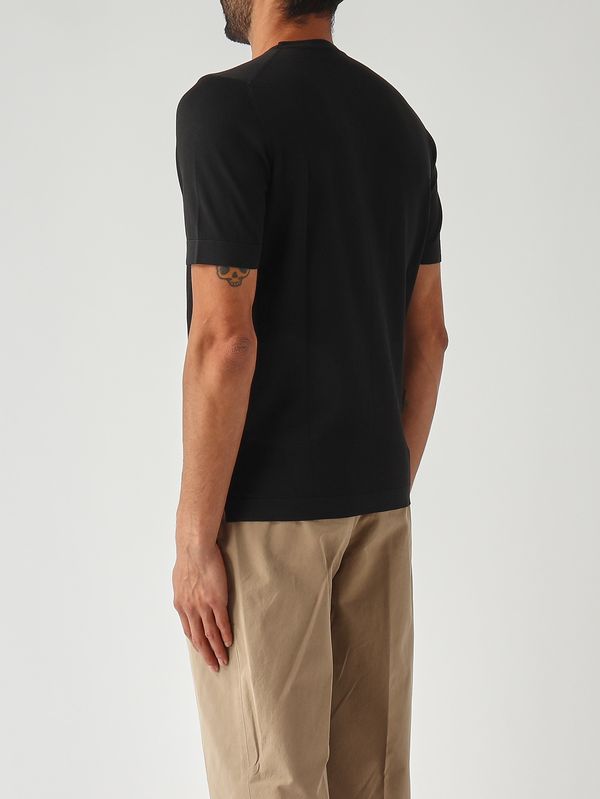 4. Maglia uomo in cotone organico Nero Gran Sasso 4316821820