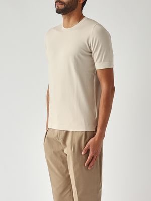 3. Camiseta de hombre de algodón orgánico Masilla