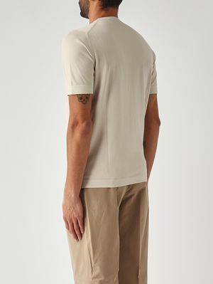 4. Camiseta de hombre de algodón orgánico Masilla