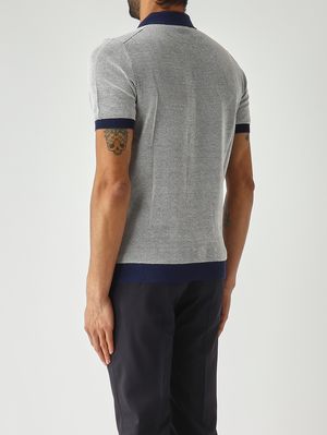 4. Herren-Polohemd aus Bio-Baumwolle Blau