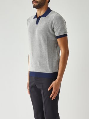 3. Herren-Polohemd aus Bio-Baumwolle Blau