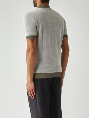 4. Polo uomo in cotone organico Oliva