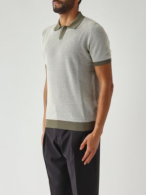 3. Polo uomo in cotone organico Oliva