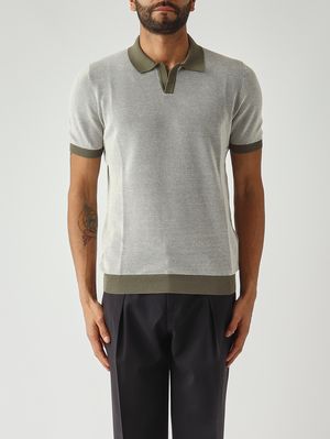 1. Polo uomo in cotone organico Oliva