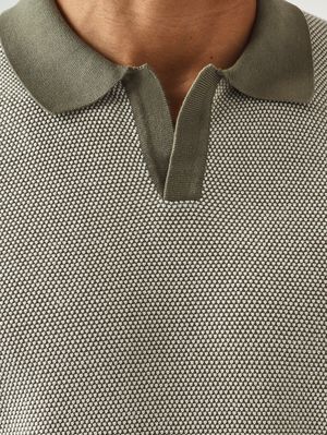 5. Polo uomo in cotone organico Oliva