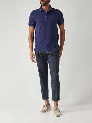 2. Polo uomo in cotone organico Royal
