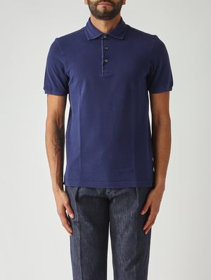 1. Polo uomo in cotone organico Royal