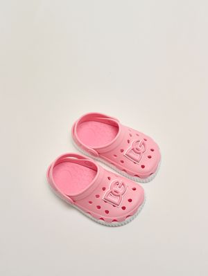 2. Zueco de goma para niño Rosa